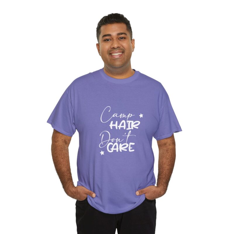 Camp Hair Don't Care Camping T-shirt