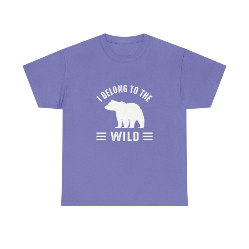 I Belong To The Wild Bear Camping T-shirt