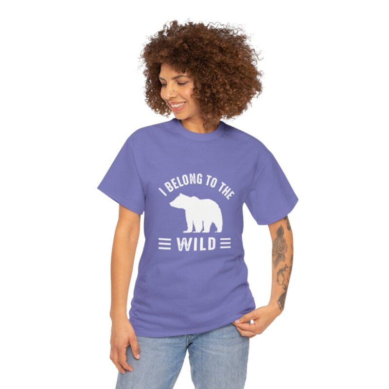 I Belong To The Wild Bear Camping T-shirt