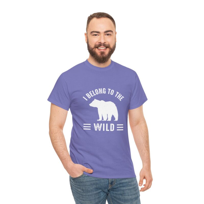 I Belong To The Wild Bear Camping T-shirt