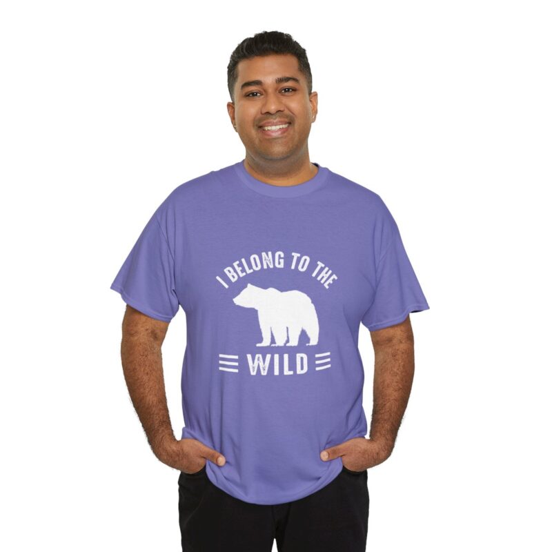 I Belong To The Wild Bear Camping T-shirt