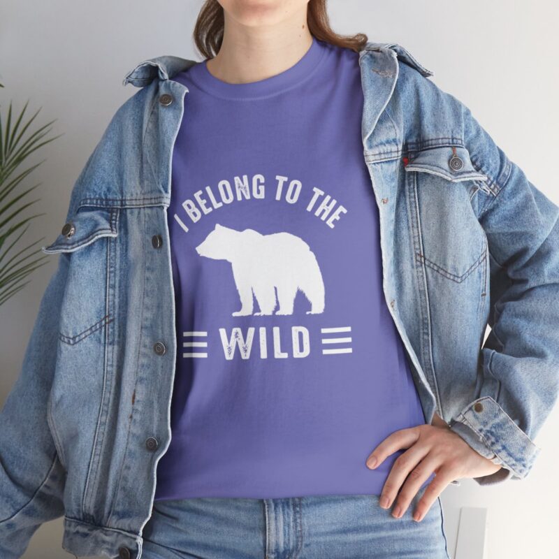 I Belong To The Wild Bear Camping T-shirt