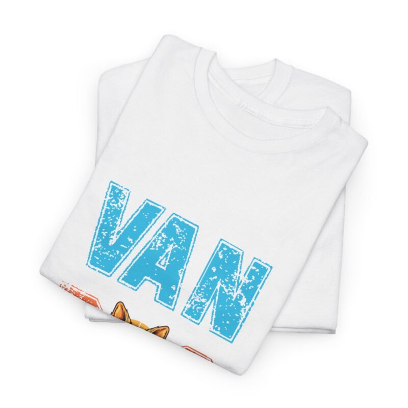 Van Dog T-shirt - Blonde German Shepherd Wearing Sunglasses