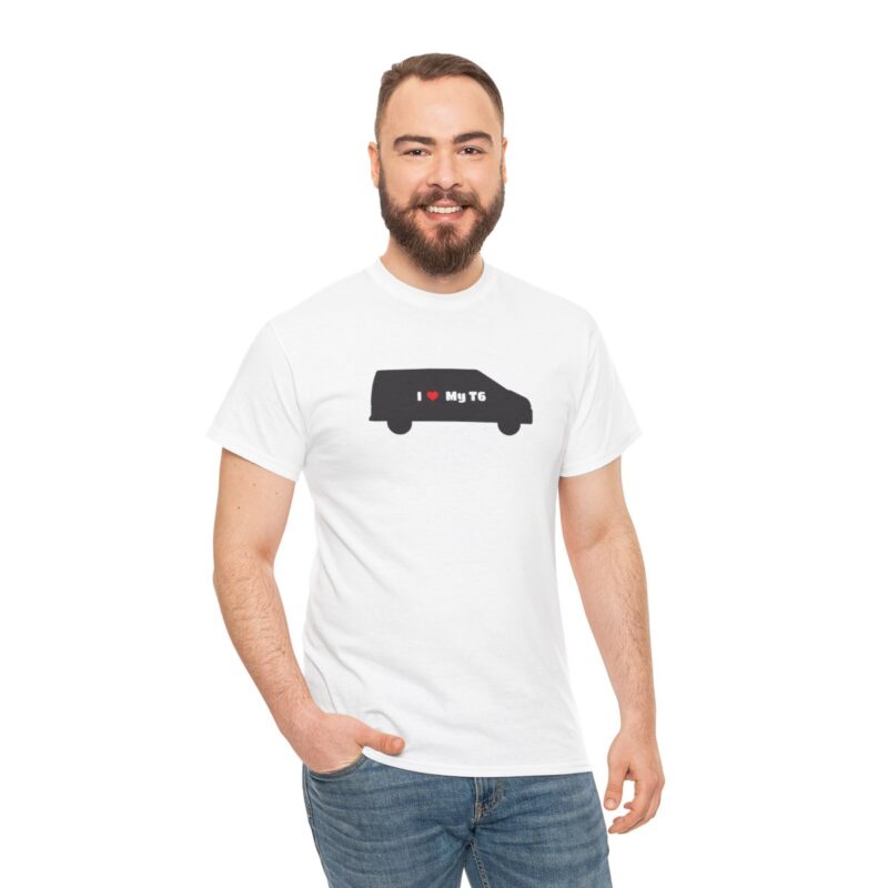 "i Love My T6" Vw Transporter T6 Campervan T-shirt