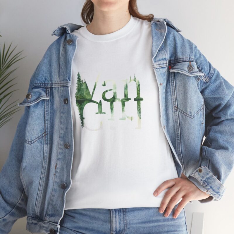 Outdoor Van Girl Heavy Cotton T-shirt