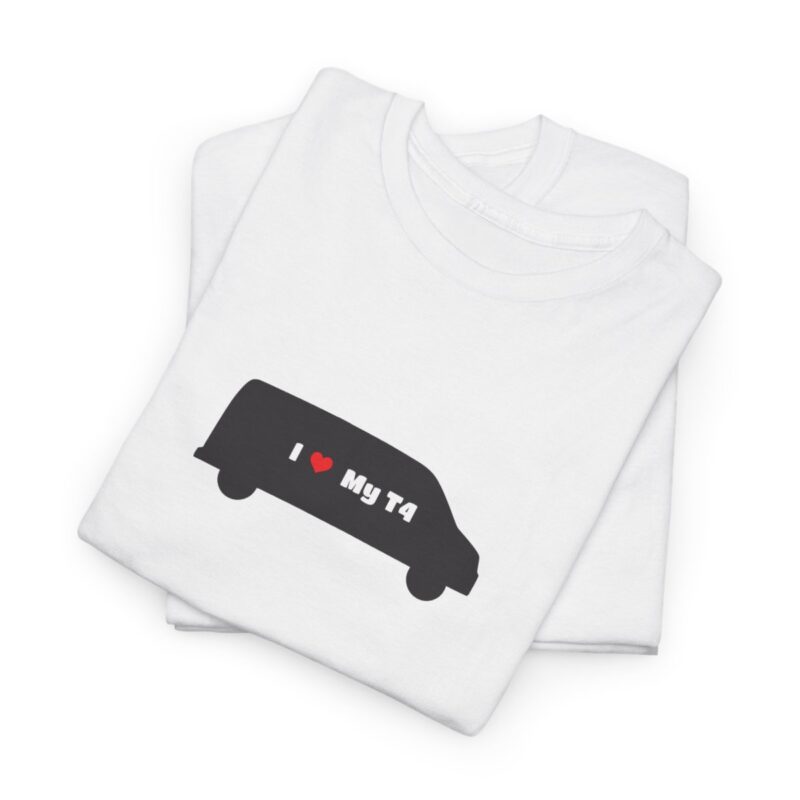 "i Love My T4" Vw Transporter T4 Campervan T-shirt