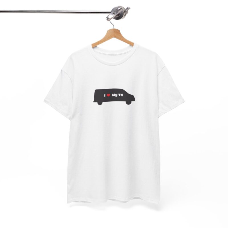 "i Love My T4" Vw Transporter T4 Campervan T-shirt