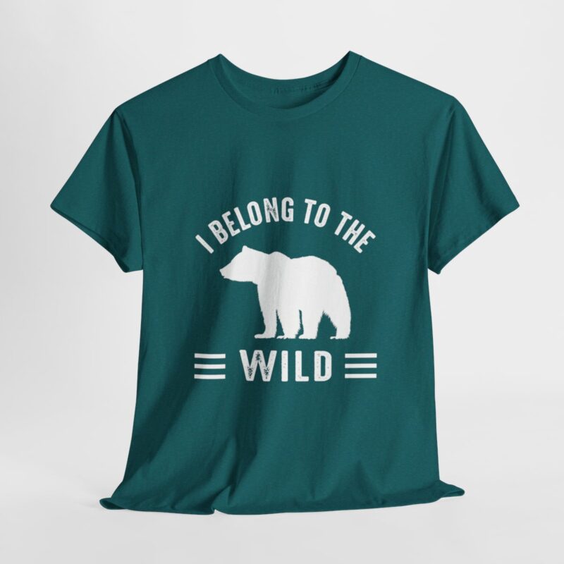 I Belong To The Wild Bear Camping T-shirt