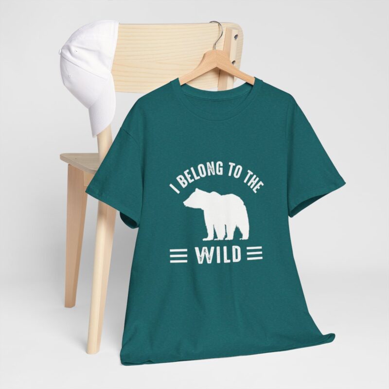 I Belong To The Wild Bear Camping T-shirt