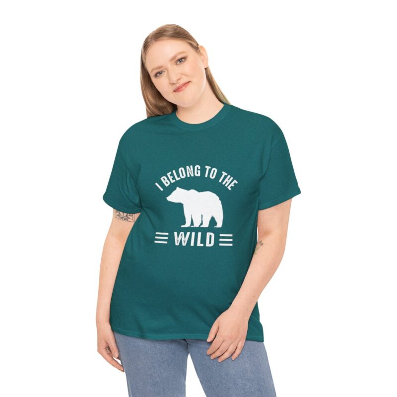 I Belong To The Wild Bear Camping T-shirt