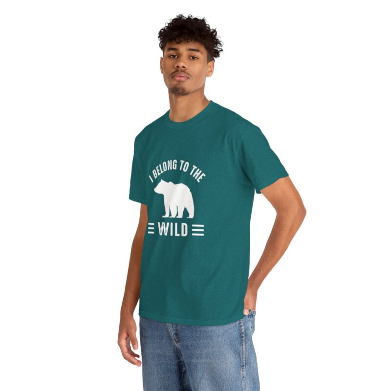 I Belong To The Wild Bear Camping T-shirt