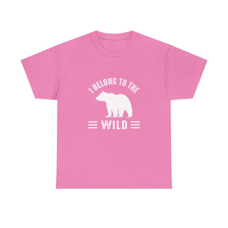 I Belong To The Wild Bear Camping T-shirt