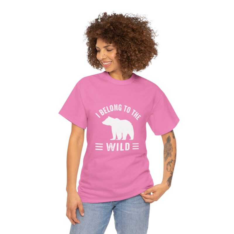 I Belong To The Wild Bear Camping T-shirt