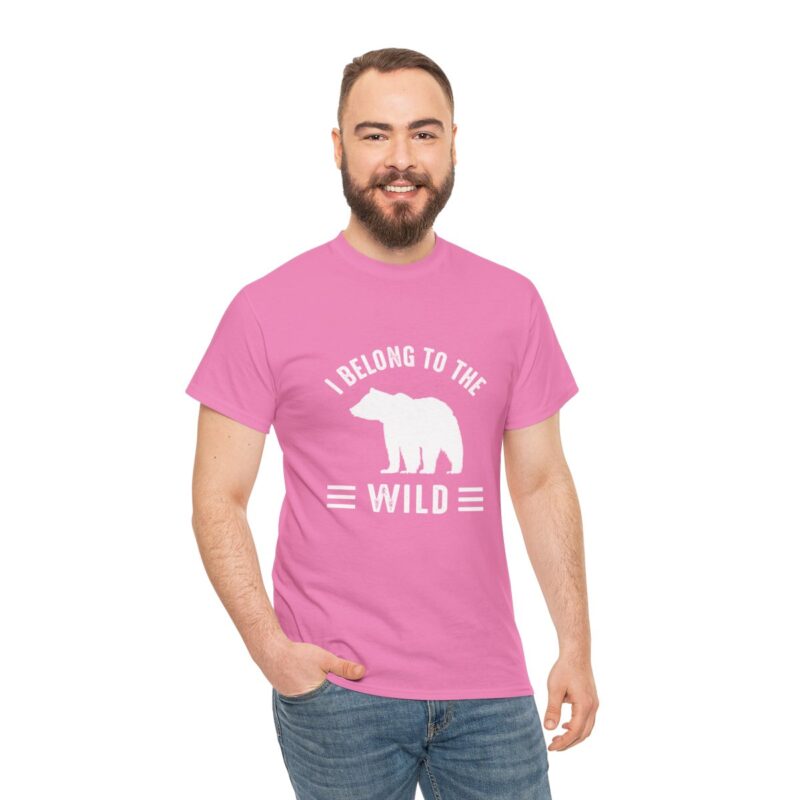 I Belong To The Wild Bear Camping T-shirt