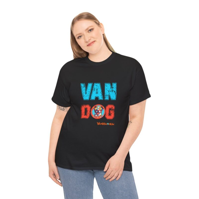 Van Dog T-shirt - Cute Terrier/collie Wearing Sunglasses