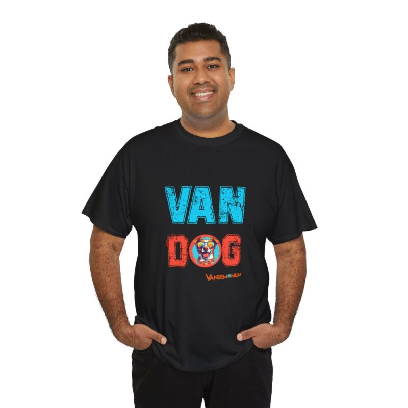 Van Dog T-shirt - Cute Terrier/collie Wearing Sunglasses