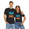 Van Dog T-shirt - Blonde German Shepherd Wearing Sunglasses