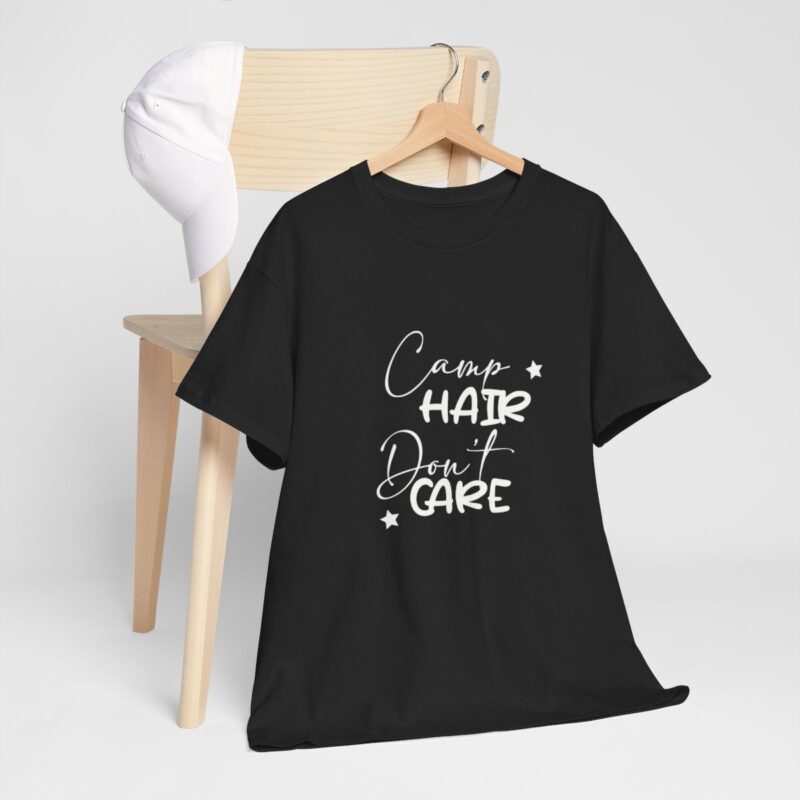 Camp Hair Don't Care Camping T-shirt