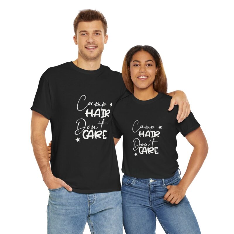 Camp Hair Don't Care Camping T-shirt