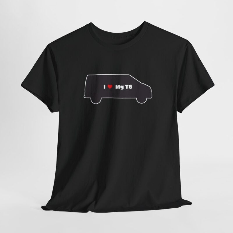 "i Love My T6" Vw Transporter T6 Campervan T-shirt