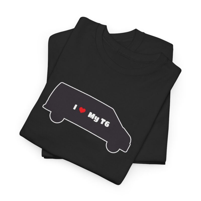 "i Love My T6" Vw Transporter T6 Campervan T-shirt