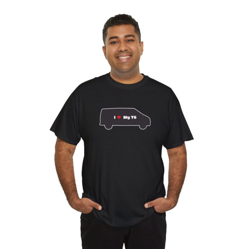 "i Love My T6" Vw Transporter T6 Campervan T-shirt