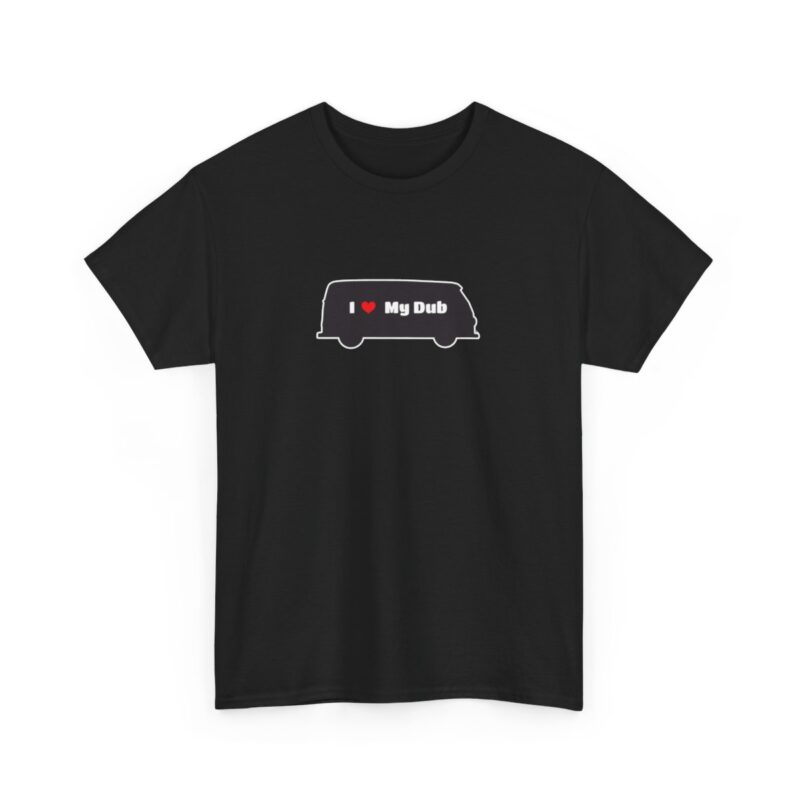 Dub Lover Tshirt - Vw T1 Split Screen/t2 Bay Window Campervan