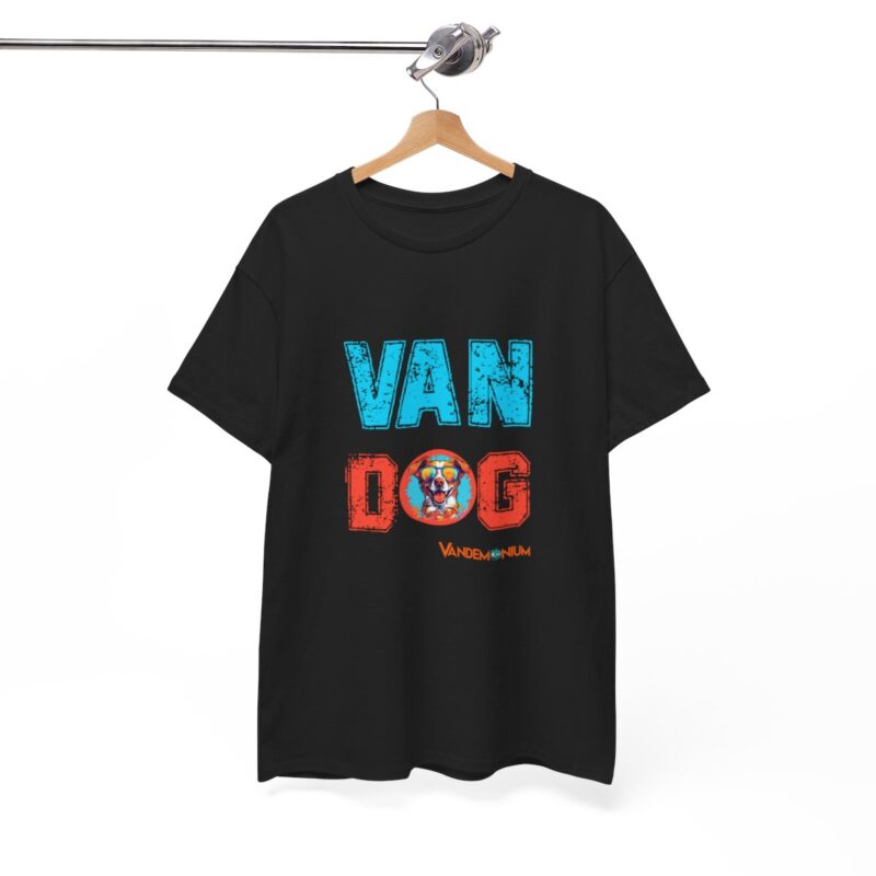 Van Dog T-shirt - Cute Terrier/collie Wearing Sunglasses