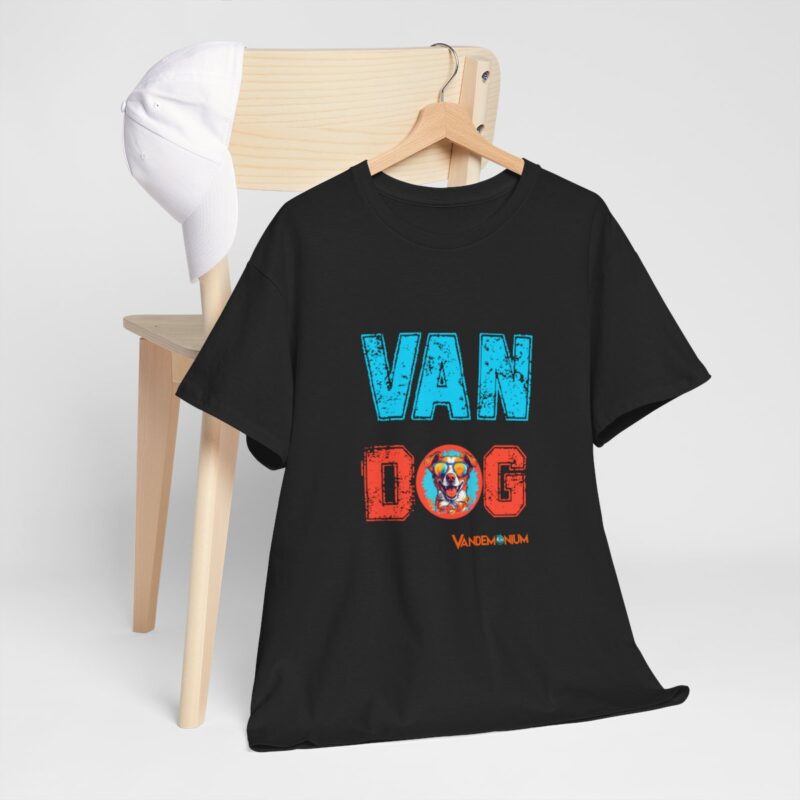 Van Dog T-shirt - Cute Terrier/collie Wearing Sunglasses