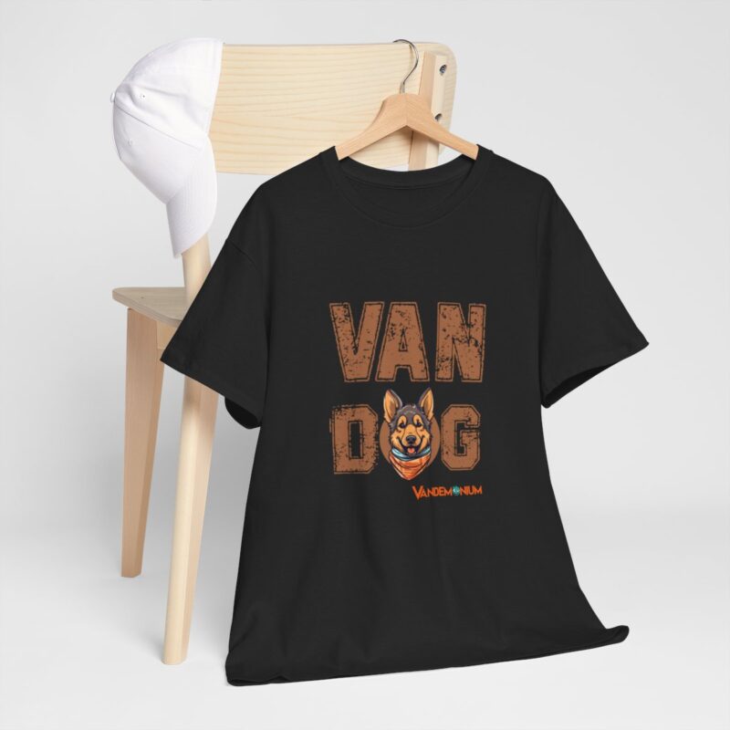 Van Dog T-shirt - German Shepherd Wearing A Bandana