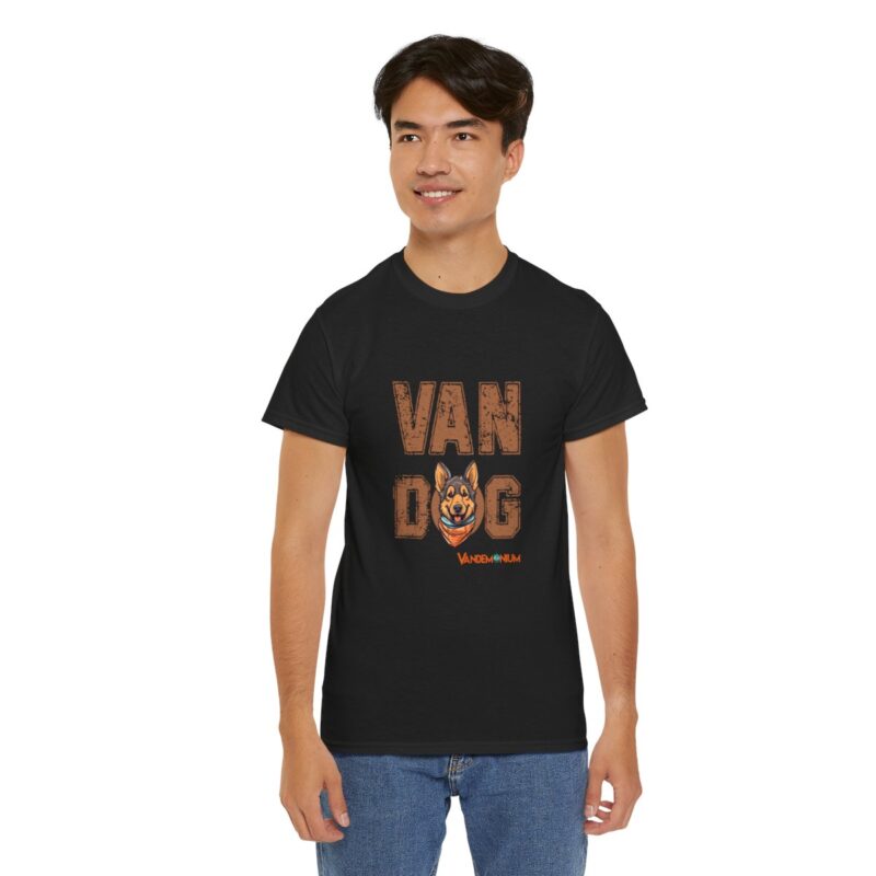 Van Dog T-shirt - German Shepherd Wearing A Bandana