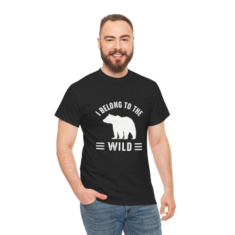 I Belong To The Wild Bear Camping T-shirt