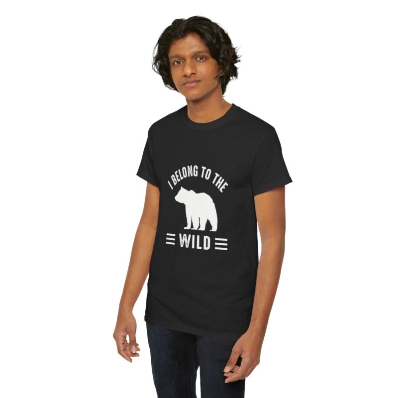 I Belong To The Wild Bear Camping T-shirt