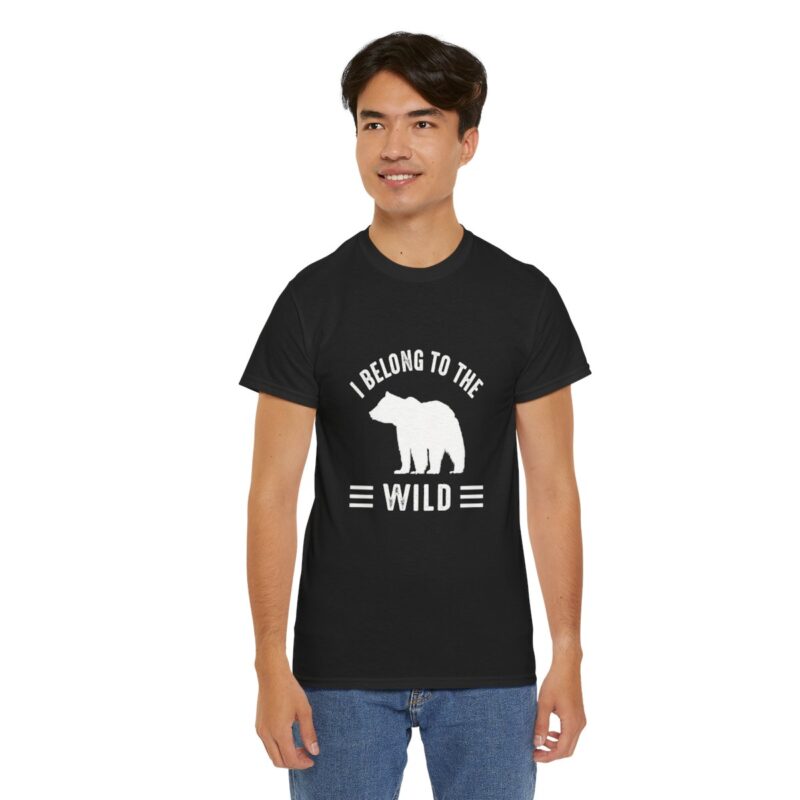 I Belong To The Wild Bear Camping T-shirt