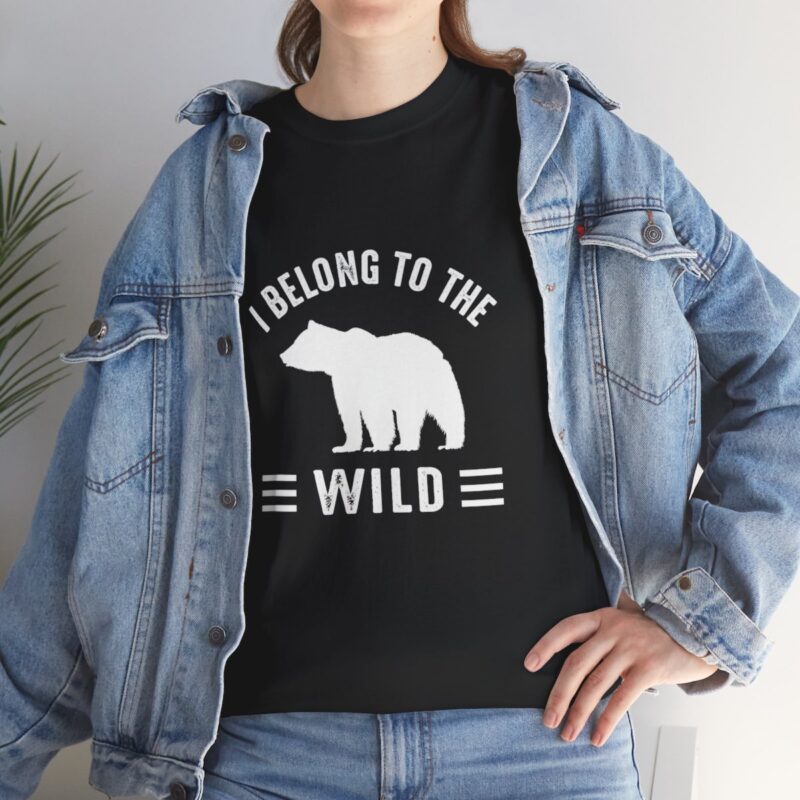 I Belong To The Wild Bear Camping T-shirt