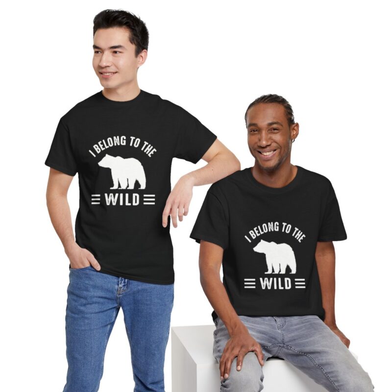 I Belong To The Wild Bear Camping T-shirt