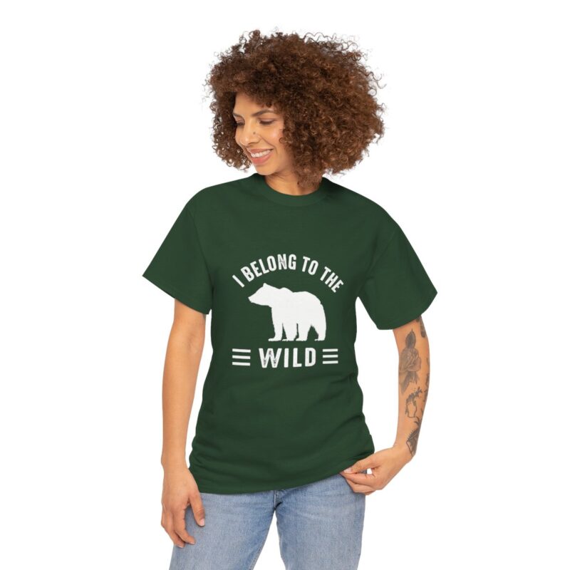 I Belong To The Wild Bear Camping T-shirt