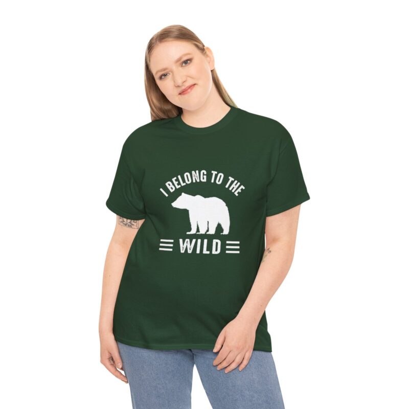 I Belong To The Wild Bear Camping T-shirt