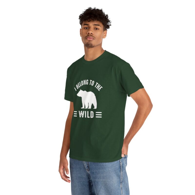 I Belong To The Wild Bear Camping T-shirt