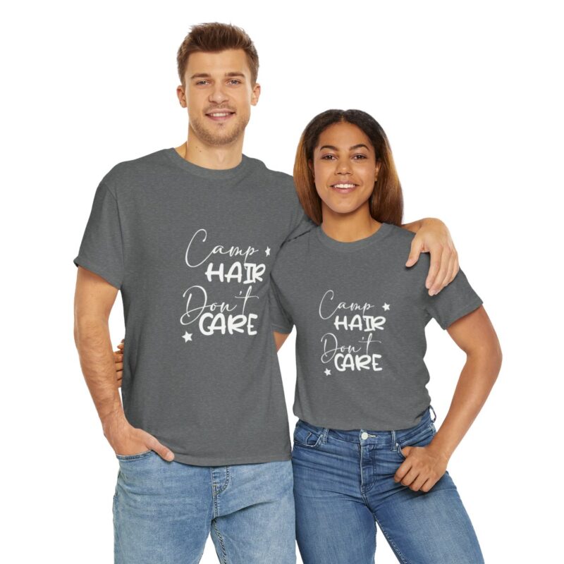 Camp Hair Don't Care Camping T-shirt