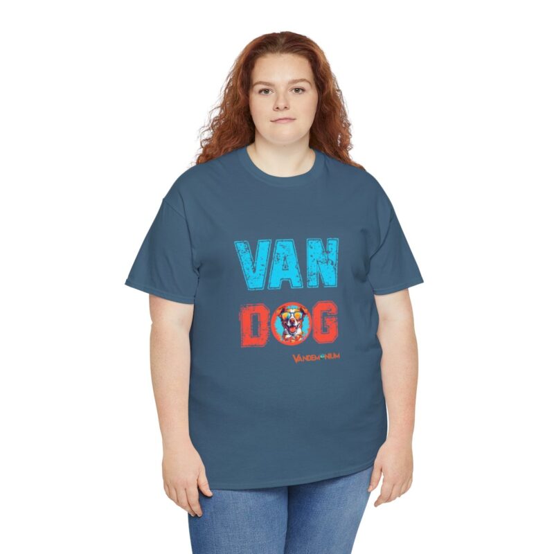 Van Dog T-shirt - Cute Terrier/collie Wearing Sunglasses