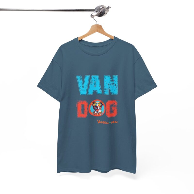 Van Dog T-shirt - Cute Terrier/collie Wearing Sunglasses