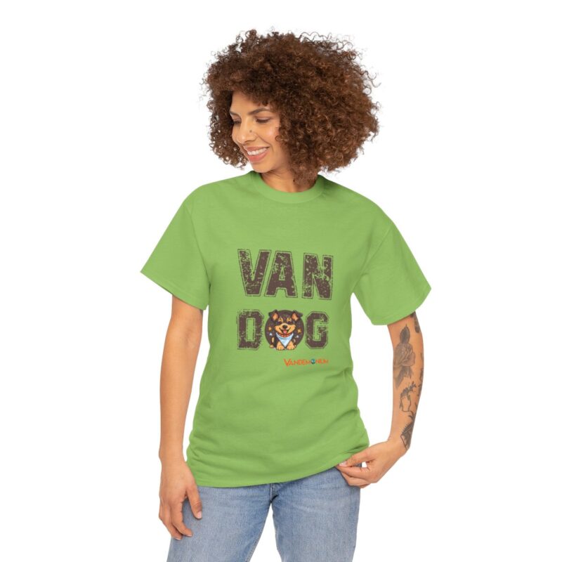 Van Dog T-shirt - Cute German Shepherd Puppy Wearing A Bandana