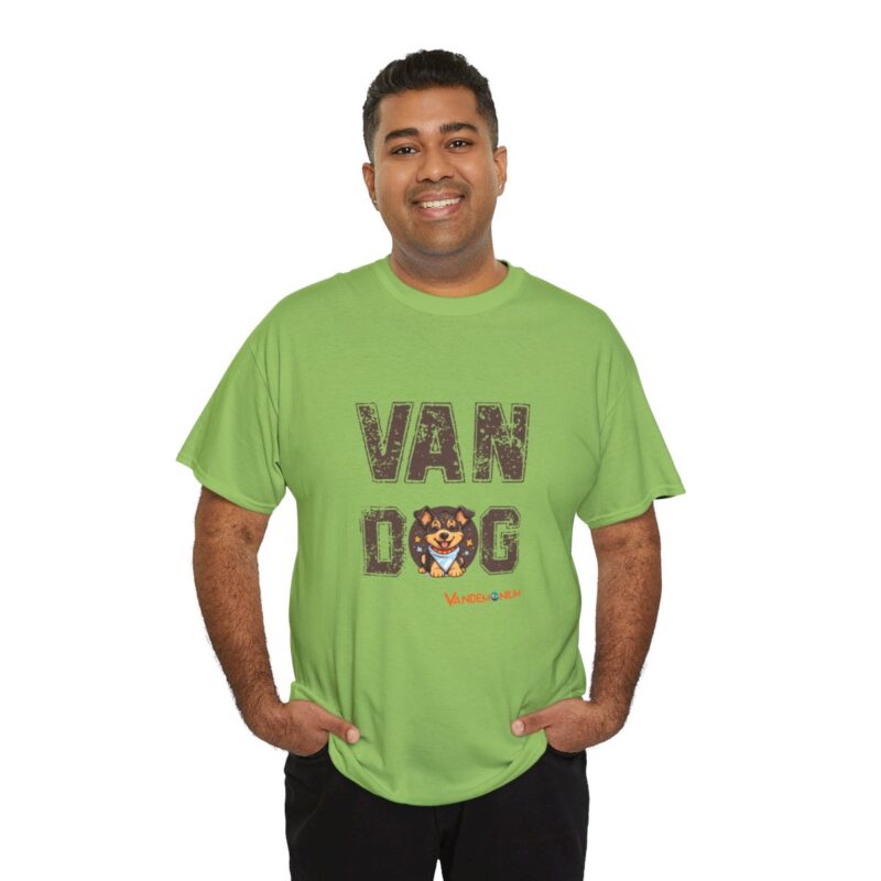 Van Dog T-shirt - Cute German Shepherd Puppy Wearing A Bandana