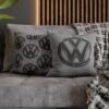 Vw Perspective Logo Square Double-sided Cushion Cover