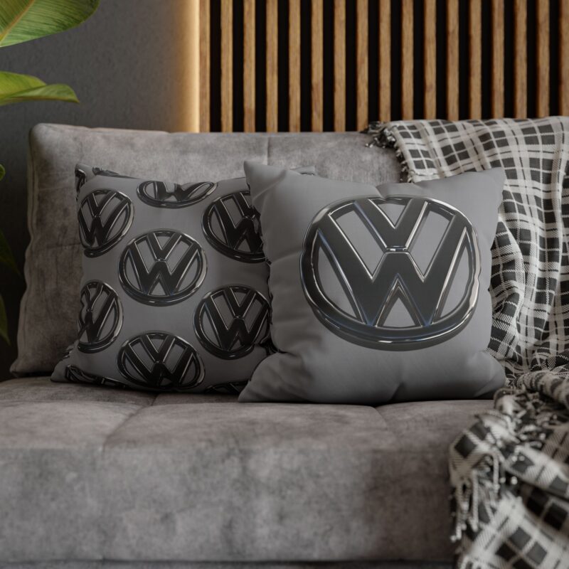 Vw Perspective Logo Square Double-sided Cushion Cover