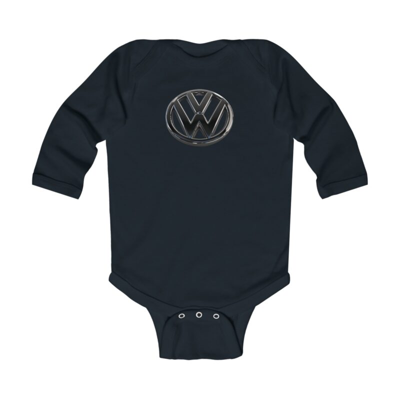 Vw Perspective Logo Baby Long Sleeve Babygrow