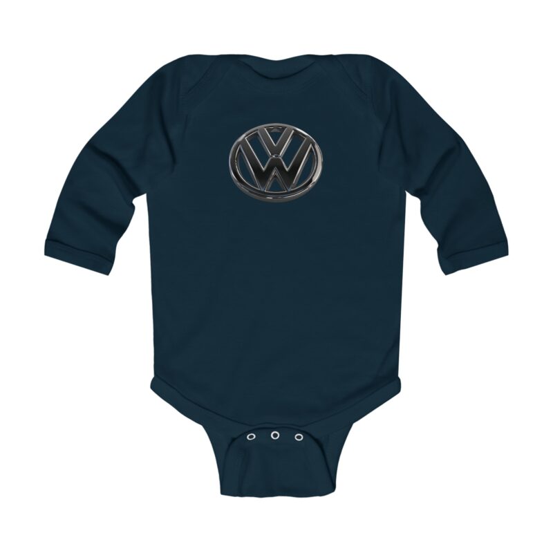 Vw Perspective Logo Baby Long Sleeve Babygrow