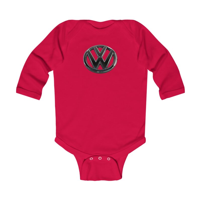 Vw Perspective Logo Baby Long Sleeve Babygrow