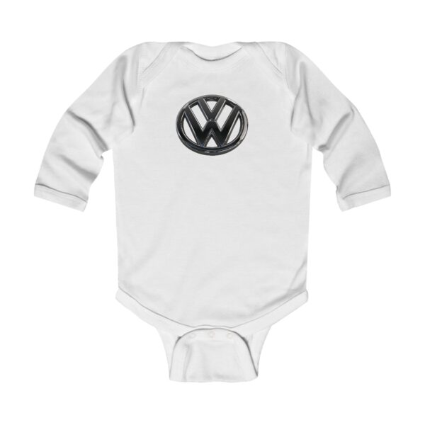 Vw Perspective Logo Baby Long Sleeve Babygrow